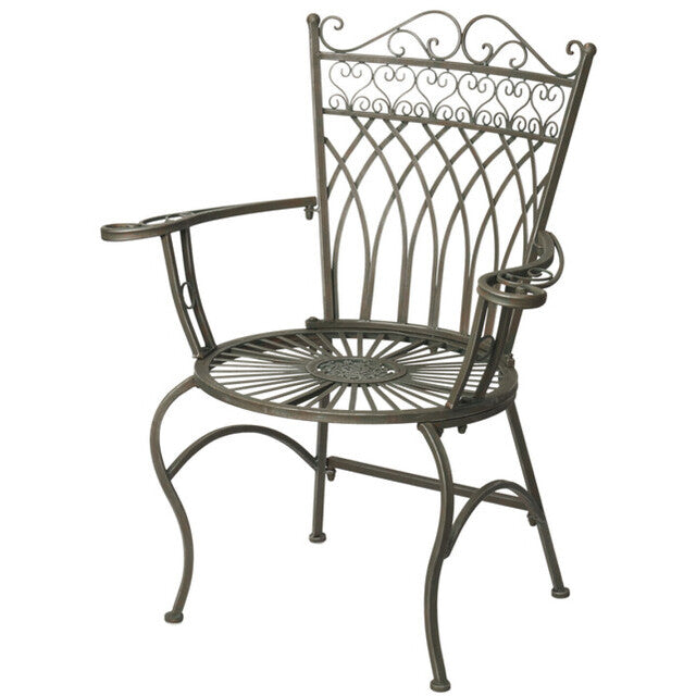 Produktbillede af LENE BJERRE ROSIE STOL ANTIQUE GRÅN/GRÅ/BRUN 76 i premium kvalitet