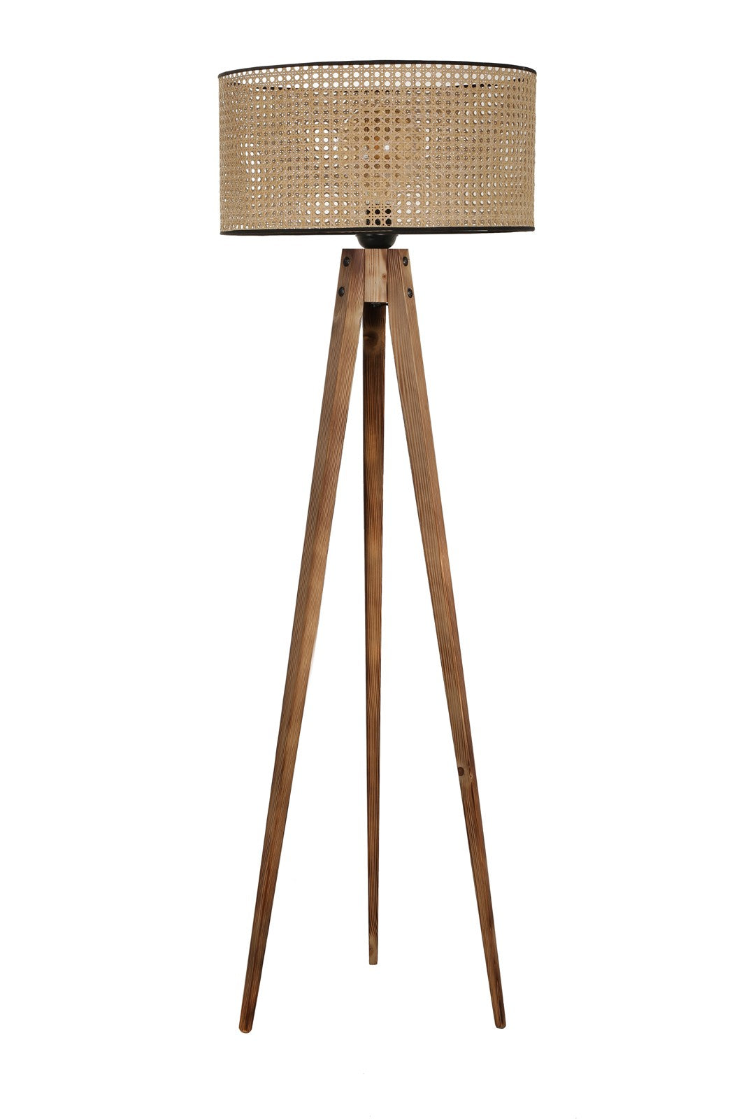 LUMI gulvlampe brun træ