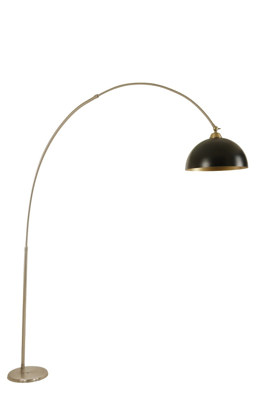 LUMI gulvlampe sølv krom metal