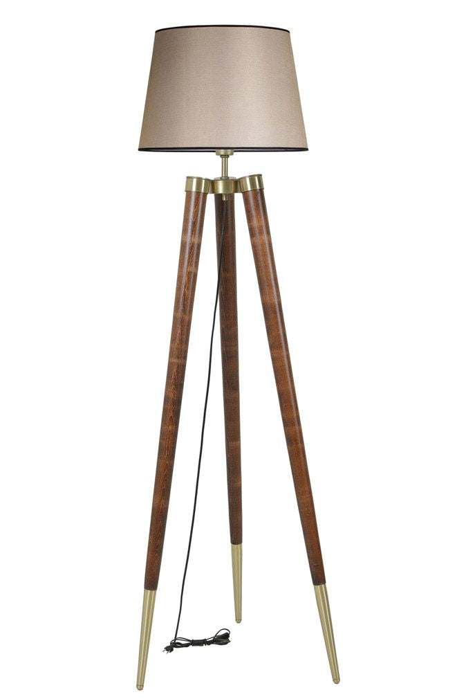 LUMI gulvlampe beige stof