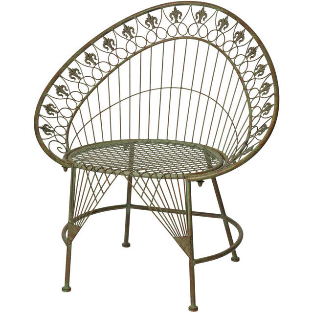 Produktbillede af LENE BJERRE DUCE STOL ANTIQUE GREEN 82 i premium kvalitet