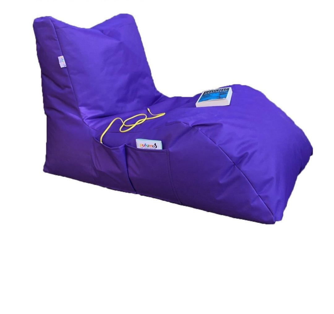 NORDVÄRK udendørs Daybed sækkestol vandtæt lilla polyester