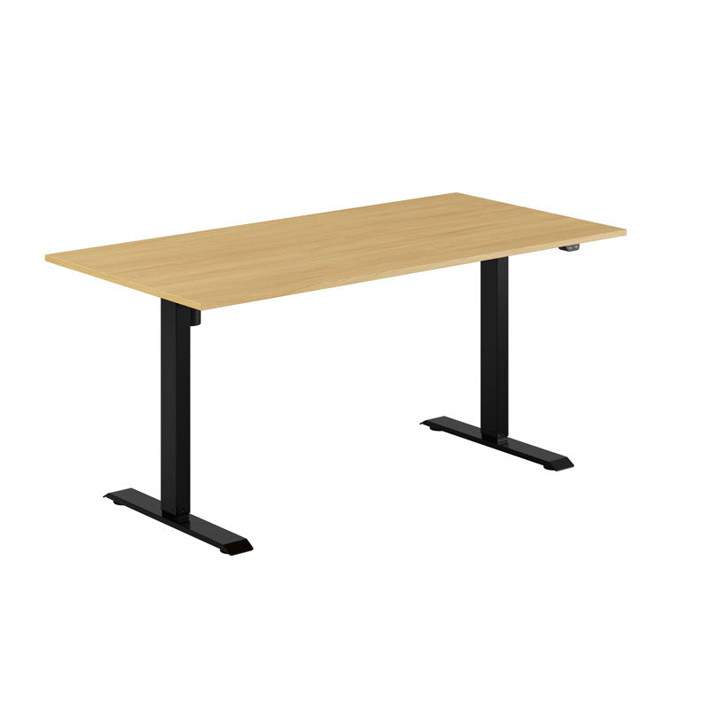 Produktbillede af EASY Hæve/Sænkebord m/1 motor 160x80cm Eg-sort på tilbud