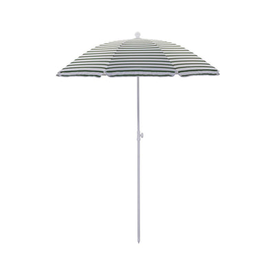 HouDoctor - Strand/Haveparasol, Oktogon, Grøn/Hvid Ø180 cm ❤ Stort online udvalg i HouDoctor ❤ Billig fragt og hurtig levering 2 - 5 hverdage ❤ Varenummer: BGH-44134376177916 / Ean: '5707644838192 på lager - Udsalg på Alle produkter Spar op til 57% - Over 454 kendte mærker på udsalg
