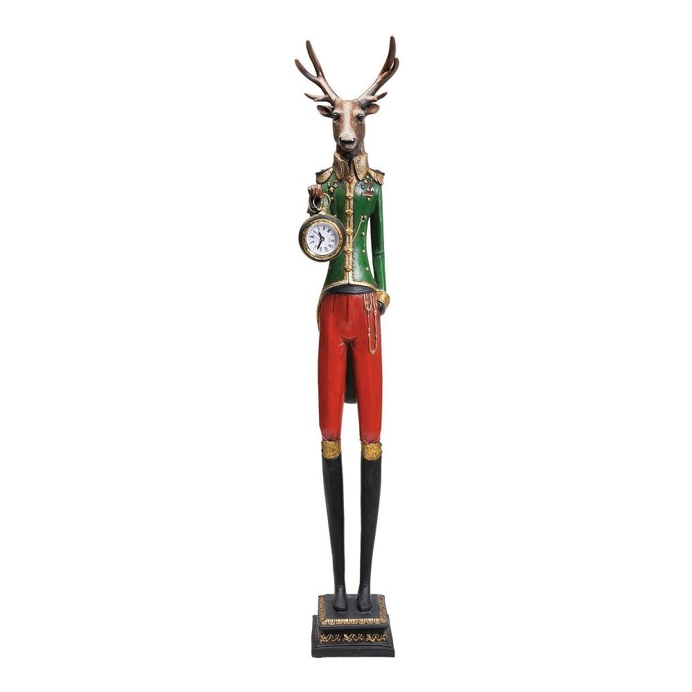 KARE DESIGN Gentleman Deer bordur glas og multifarvet polyresin H:72