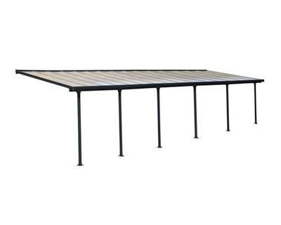 Palram - Canopia Feria terrasseoverdækning sampak 28,6 m2, antracitgrå ❤ Stort online udvalg i Canopia ❤ Billig fragt og hurtig levering 2 - 5 hverdage ❤ Varenummer: BGH-42438321570044 / Ean: '5705858066721 på lager - Udsalg på Best selling products Spar op til 67% - Over 400 kendte brands på udsalg