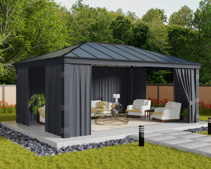 Canopia - Gardinsæt 4 stk. til Dallas 4,2 x 6 meter ❤ Kæmpe udvalg i Canopia ❤ Billig fragt og hurtig levering 2 - 5 hverdage - Varenummer: BGH-47759188853066 / Ean: &