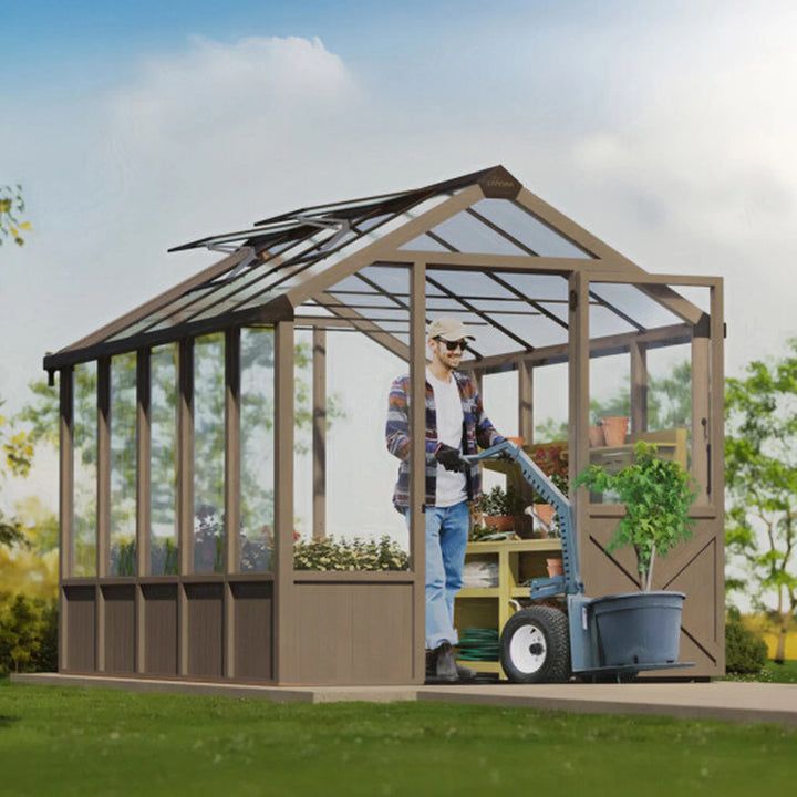 Drivhus cedartræ Natura 12 m2 Palram Canopia