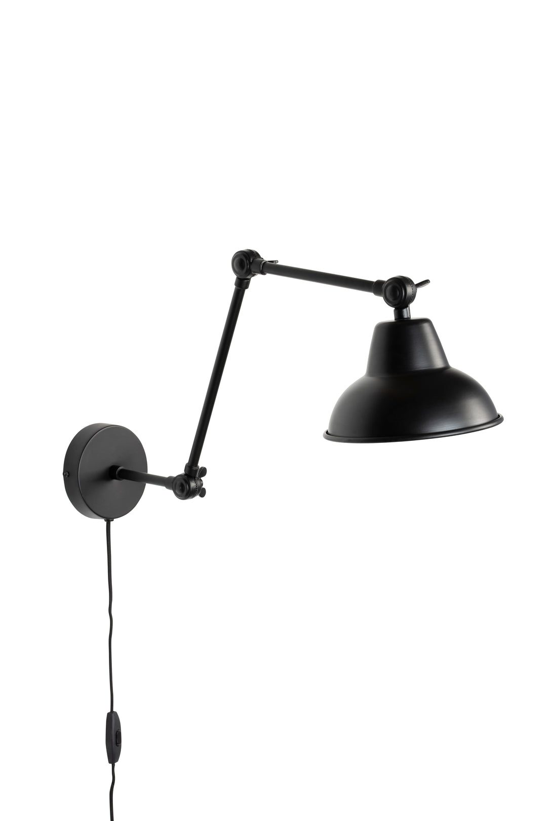 WHITE LABEL LIVING Xavi Sort væglampe sort jern