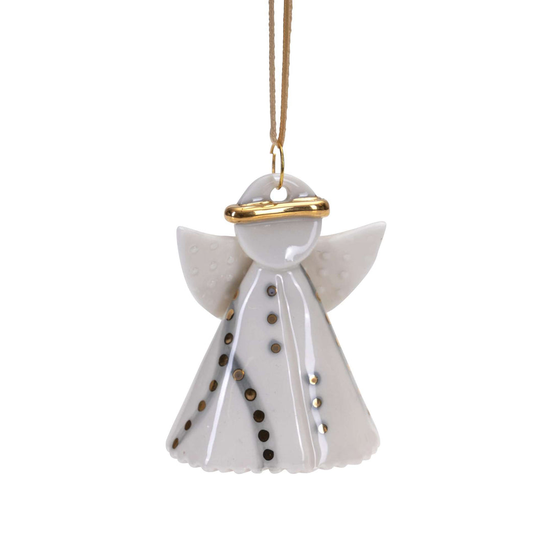 Produktbillede af Nääsgränsgården Engel Holly hanging grey H 6cm i premium kvalitet
