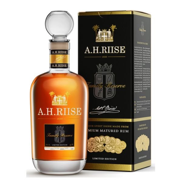A.H. RiiFamily Reserve 1838 Fl 70 ❤ Kæmpe udvalg i AHRII❤ Billig fragt og hurtig levering 2 - 5 hverdage - Varenummer: BAR-15979 / Ean: på lager - Udsalg på Drikkevarer Spiritus Rom Spar op til 52% - Over 857 kendte brands på udsalg