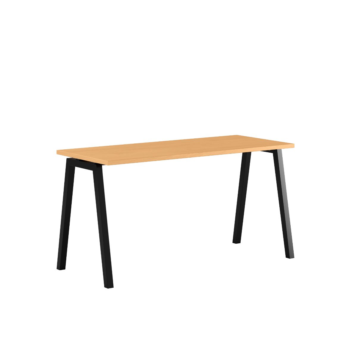 Produktbillede af Luna A Bord 140x60cm Bøg-sort på tilbud