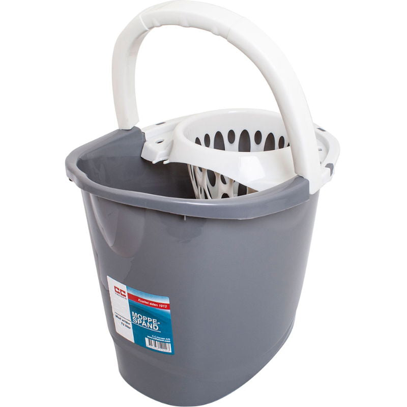 Produktbillede af Moppespand Med Vrider 13 l Cc Hansen på tilbud i premium kvalitet