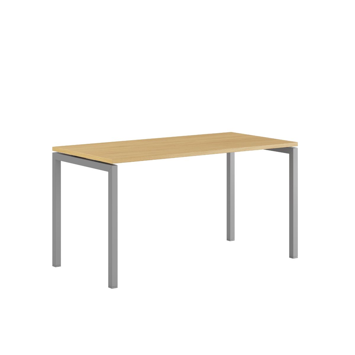 Produktbillede af Luna U Bord 140x70cm Eg-grå på tilbud