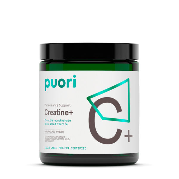 Detaljeret produktbillede af Puori Creatine+ 325g. på tilbud