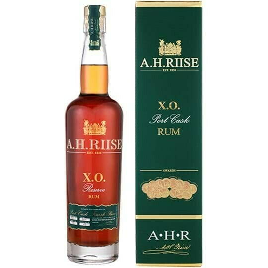 Produktbillede af A.H. Riise Xo Reserve Port Cask Rum Fl 70 på tilbud – premium kvalitet og detaljer