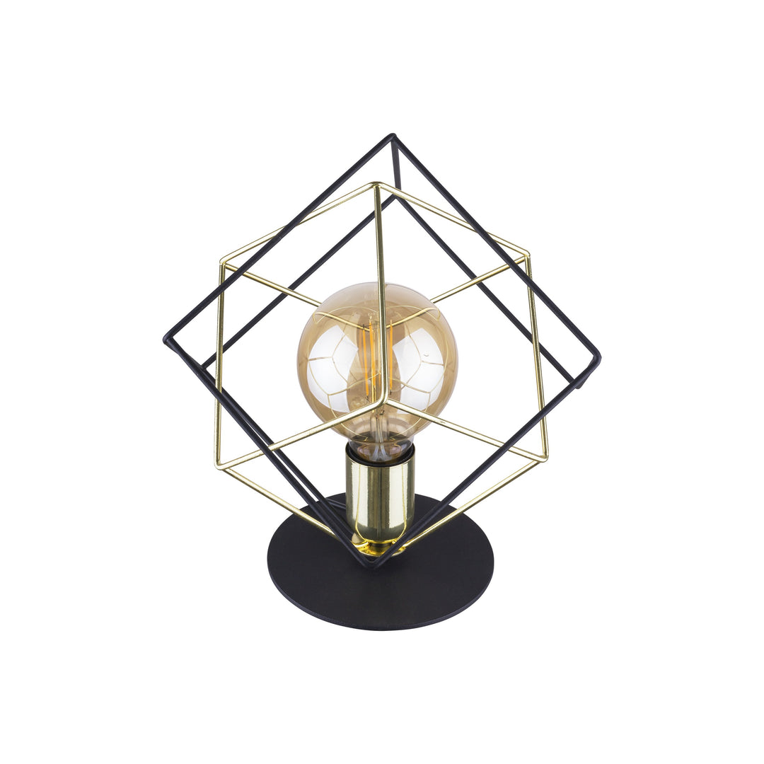 TK Alambre bordlampe guld og sort stål