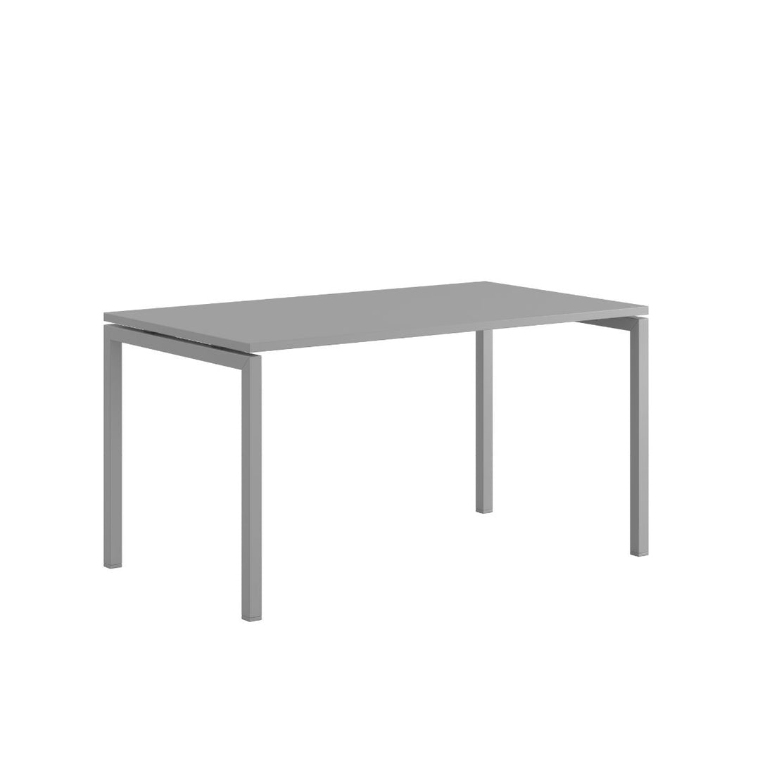Produktbillede af Luna U Bord 140x80cm Grå-grå på tilbud
