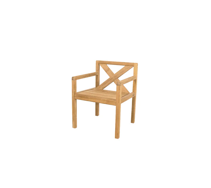 Produktbillede af CANE-LINE GRACE STOL TEAK 82 i premium kvalitet