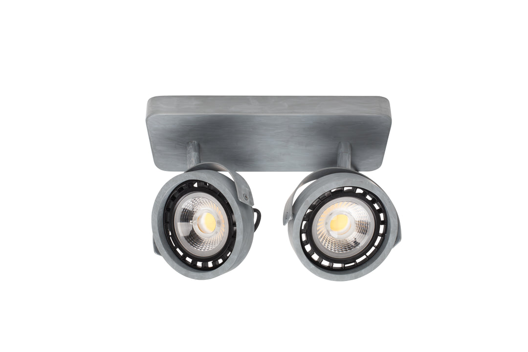 ZUIVER Dice-2 Dtw spotlys galvaniseret