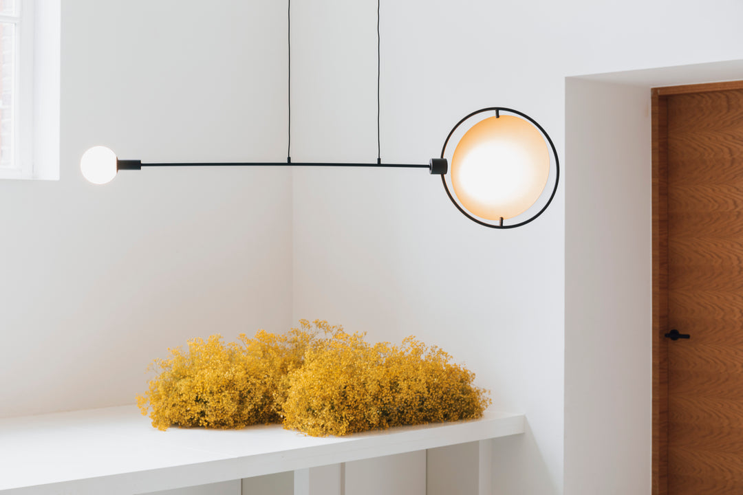 ZUIVER Sirius loftlampe sort jern