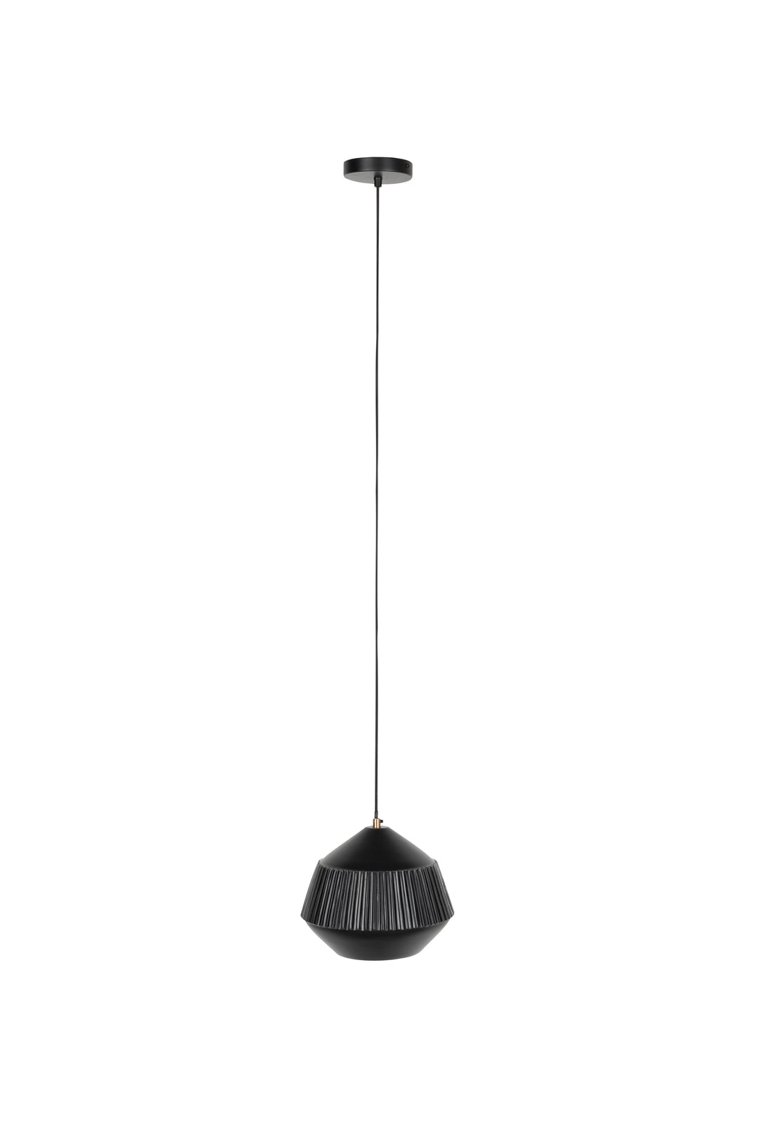 Produktbillede af WHITE LABEL LIVING Aysa Wide loftlampe sort aluminium i premium kvalitet