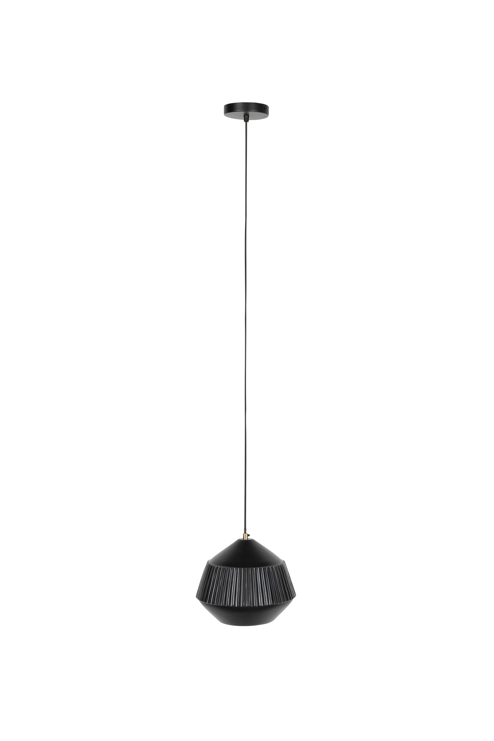 Produktbillede af WHITE LABEL LIVING Aysa Wide loftlampe sort aluminium i premium kvalitet