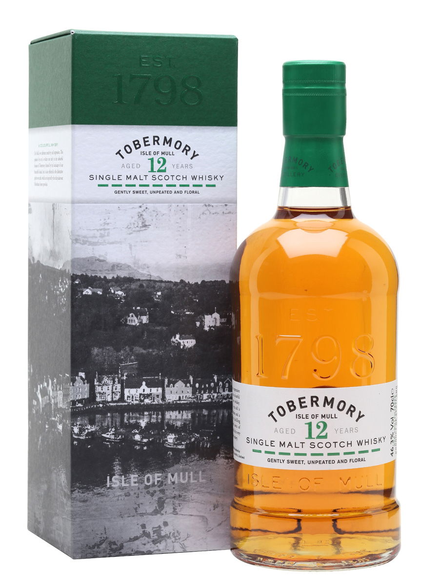 Produktbillede af Tobermory 12 Yo Isle Of Mull Single Malt Fl 70 på tilbud i premium kvalitet
