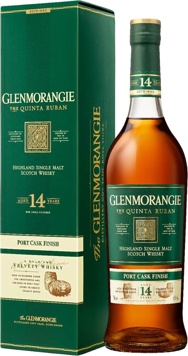 Glenmorangie "Quinta Ruban" Highland Single Malt Fl 70 ❤ Kæmpe udvalg i GLENMORANG ❤ Billig fragt og hurtig levering 2 - 5 hverdage - Varenummer: BAR-10876 / Ean: '5903000060171 på lager - Udsalg på Drikkevarer Spiritus Whiskey Spar op til 67% - Over 322 kendte brands på udsalg