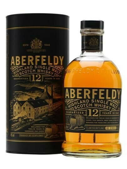 Produktbillede af Aberfeldy 12 Yo Highland Single Malt Fl 70 på tilbud i brug