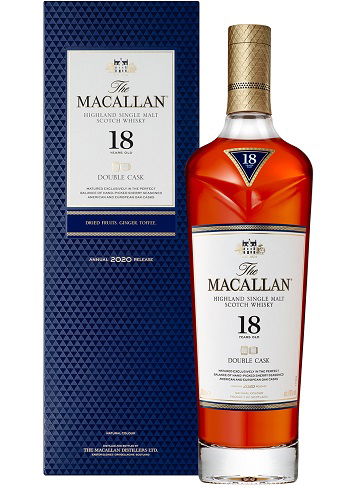 Produktbillede af Macallan Double Cask 18 Yo Highland Single Malt Fl 70 på tilbud i premium kvalitet