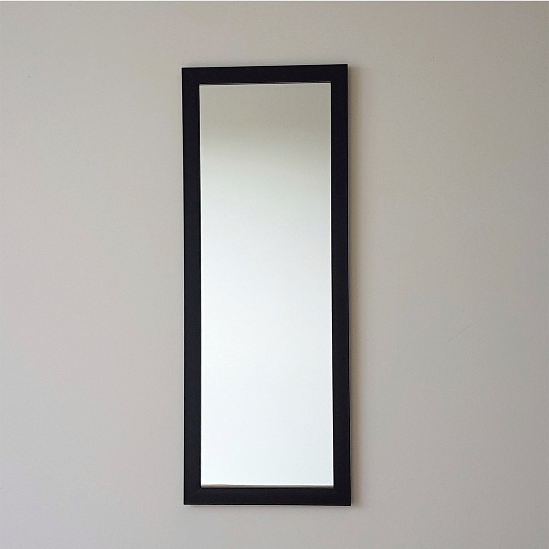 NORDVÄRK A203 vægspejl rektangulær spejlglas og sort lamineret 105x40
