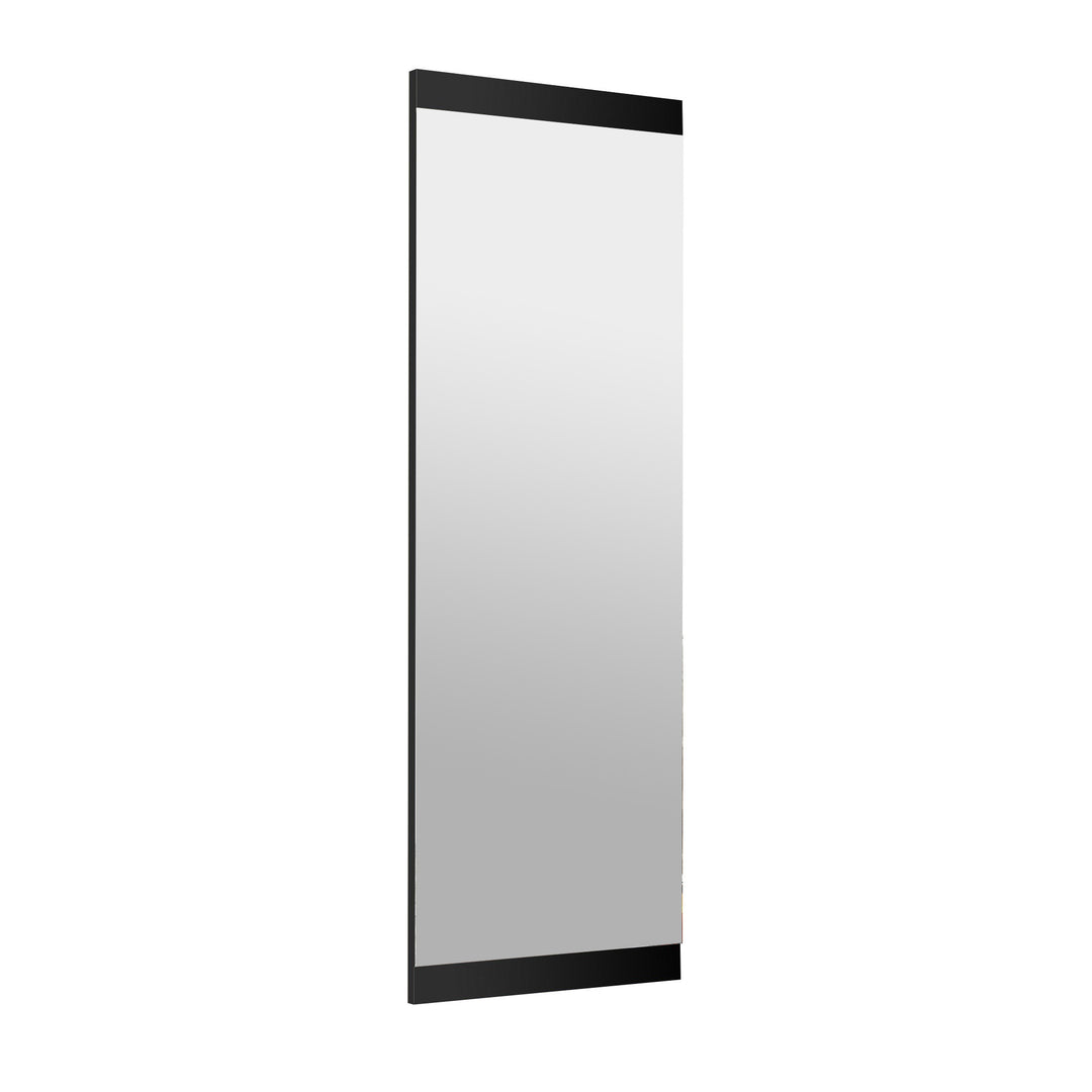 NORDVÄRK Boy vægspejl rektangulær spejlglas og sort MDF 40x120