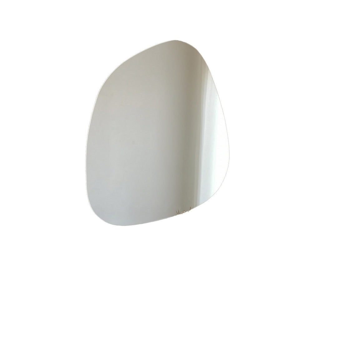 Produktbillede af NORDVÄRK Soho vægspejl organisk spejlglas og hvid MDF 75x58 i premium kvalitet