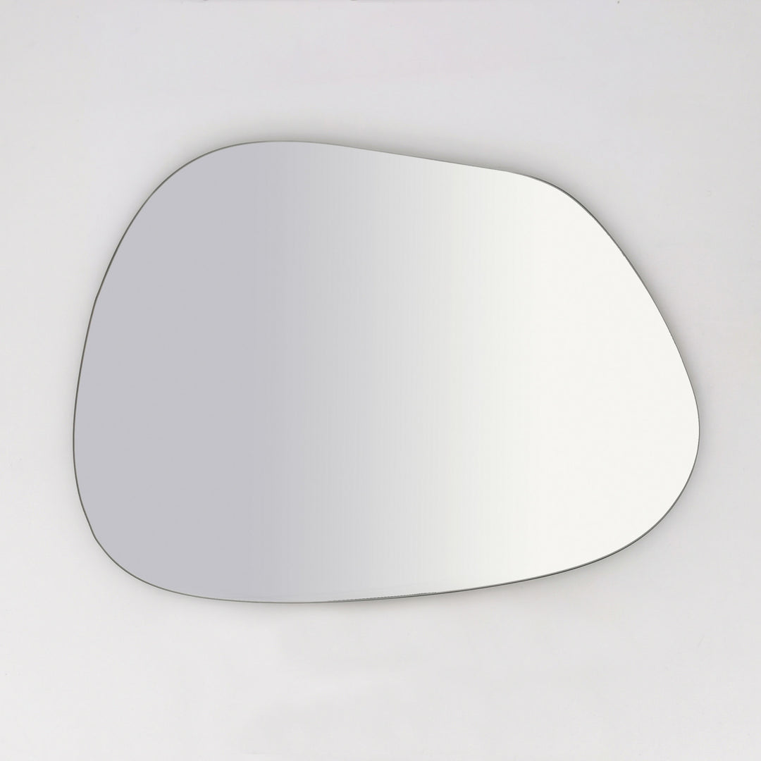 NORDVÄRK Amorft vægspejl organisk spejlglas og MDF 70x90