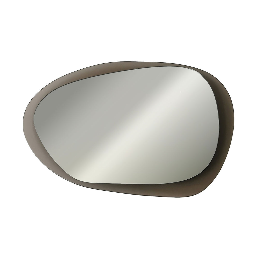 Produktbillede af NORDVÄRK Aqua vægspejl organisk spejlglas og bronze glas 55x75 i premium kvalitet