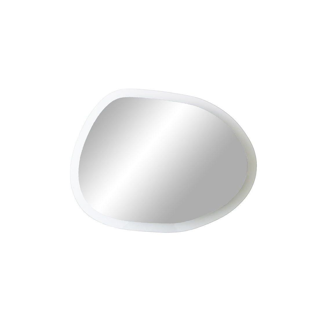 NORDVÄRK Aqua vægspejl organisk spejlglas og klar glas 63x83