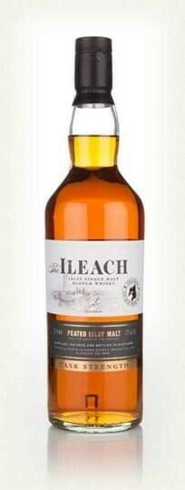 Produktbillede af Ileach Peated Cask Strength Islay Single Malt Fl 70 på tilbud – premium kvalitet og detaljer