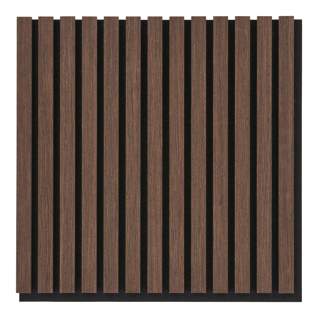 HOUSE NORDIC akustikpanel brun valnødlook træfiner 520x520x22mm