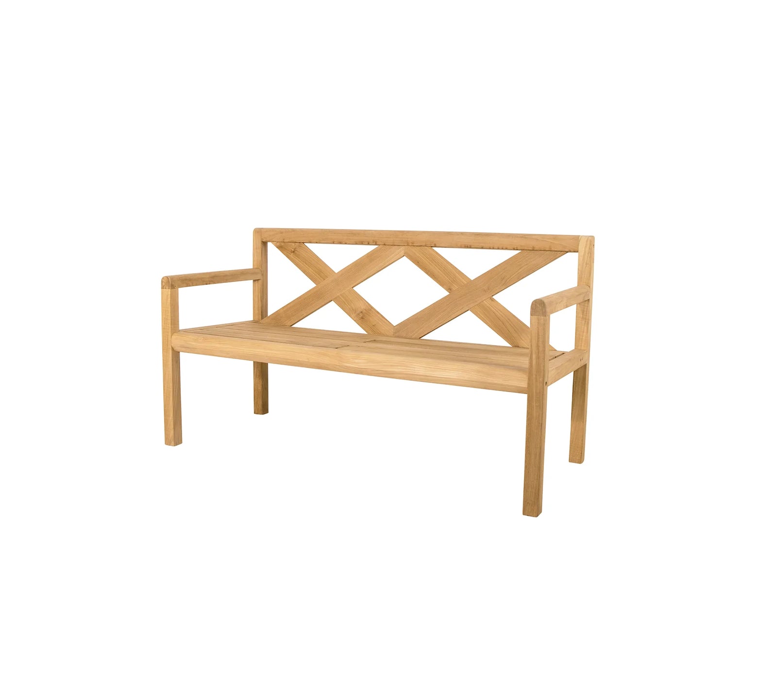 Produktbillede af CANE-LINE GRACE 2PERS/BÆNK TEAK 150 i premium kvalitet