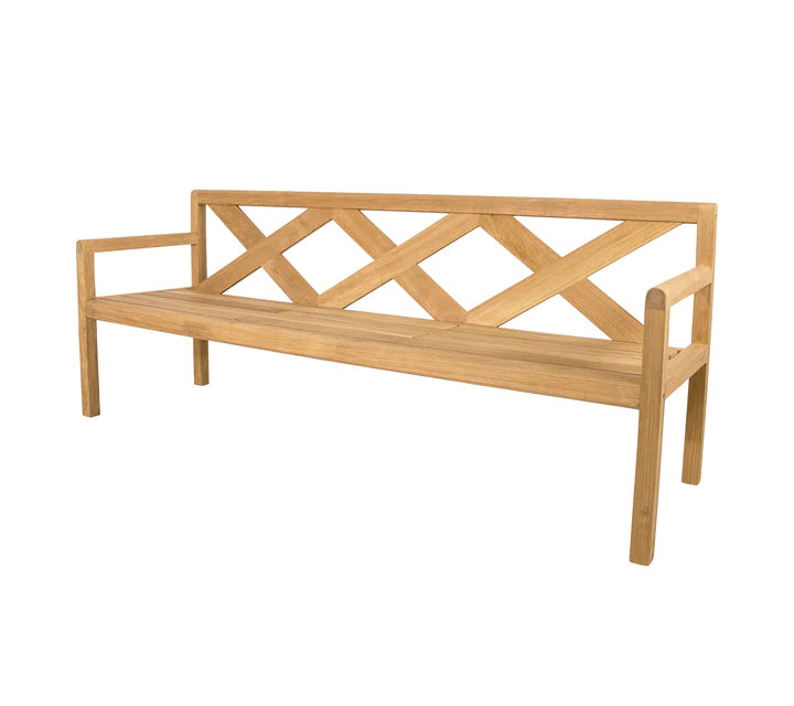 CANE-LINE GRACE 3PERS/BÆNK TEAK 210