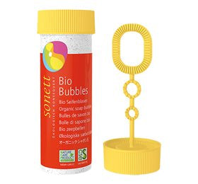 Detaljeret produktbillede af Sonett Sæbebobler Bio bubbles Sonett 45 ml på tilbud