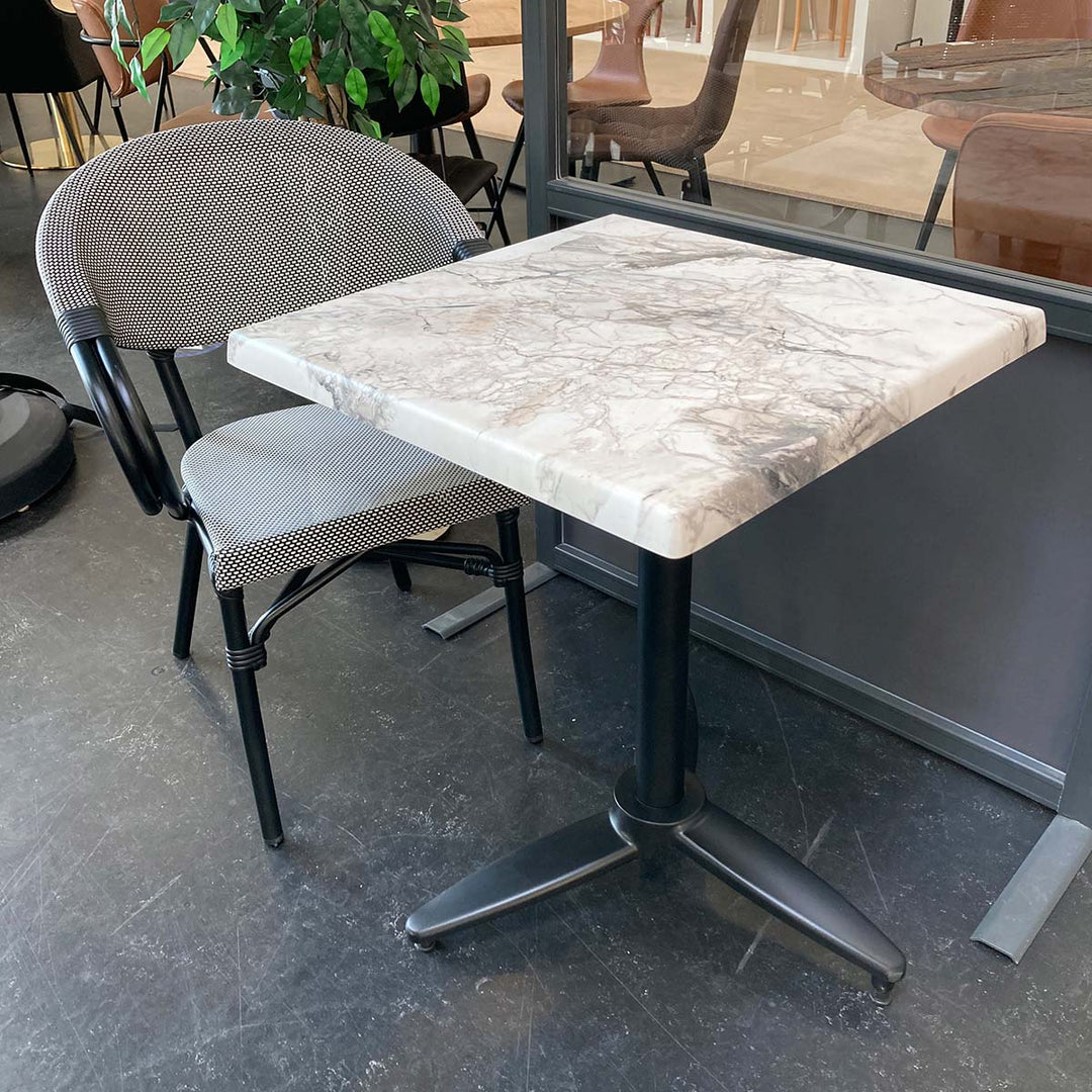 Produktbillede af WERZALIT Marmor Almeria bordplade firkantet 60x60cm på tilbud