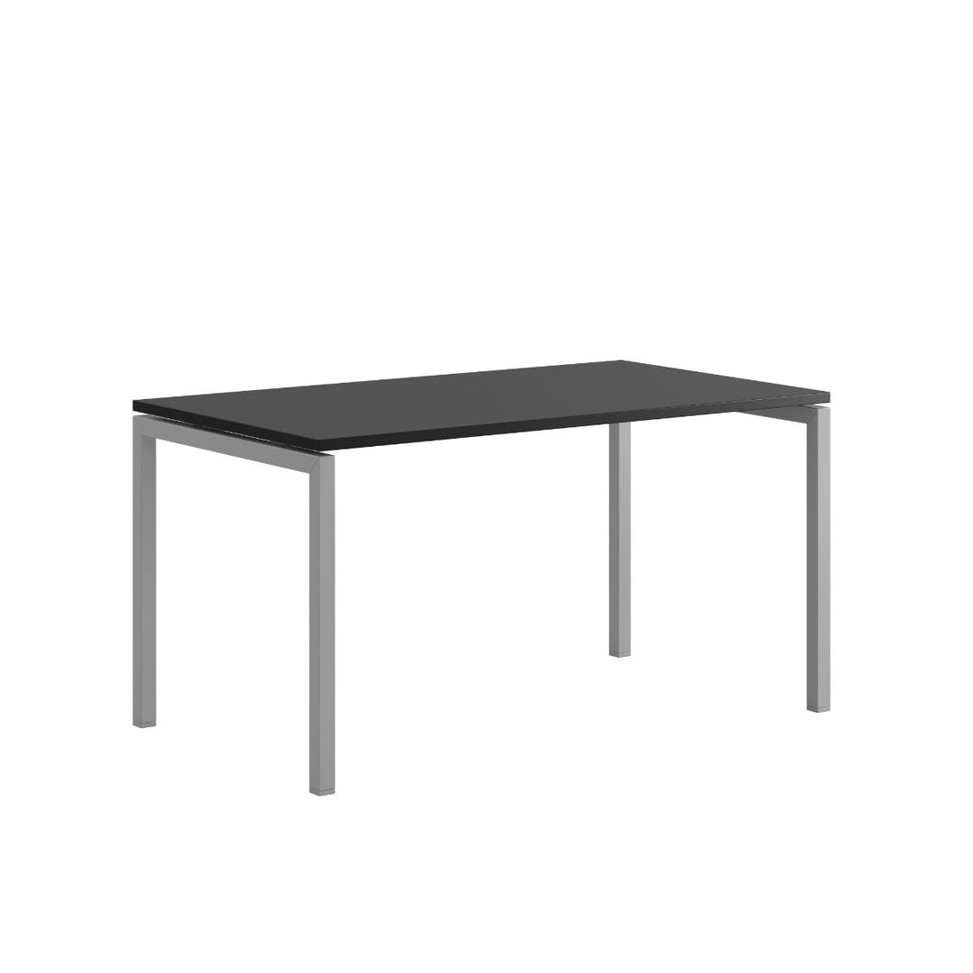 Produktbillede af Luna U Bord 140x80cm Sort-grå på tilbud