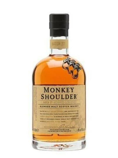 Monkey Shoulder Blended Malt Scotch Fl 70 ❤ Kæmpe udvalg i MONKEYSHOU ❤ Billig fragt og hurtig levering 2 - 5 hverdage - Varenummer: BAR-11059 / Ean: '5010327105215 på lager - Udsalg på Drikkevarer Spiritus Whiskey Spar op til 51% - Over 454 design mærker på udsalg