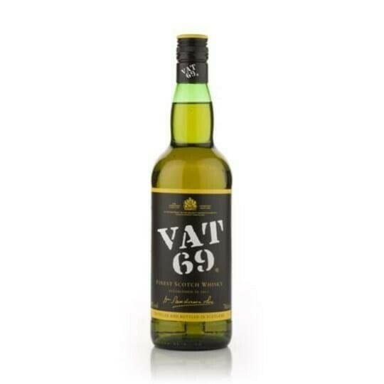 Produktbillede af Vat 69 Blended Scotch Fl 70 på tilbud – premium kvalitet og detaljer