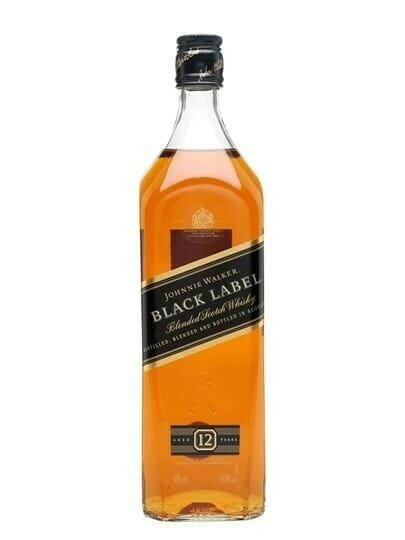 Produktbillede af Johnni Walker Black Label* 1 Ltr på tilbud – premium kvalitet og detaljer