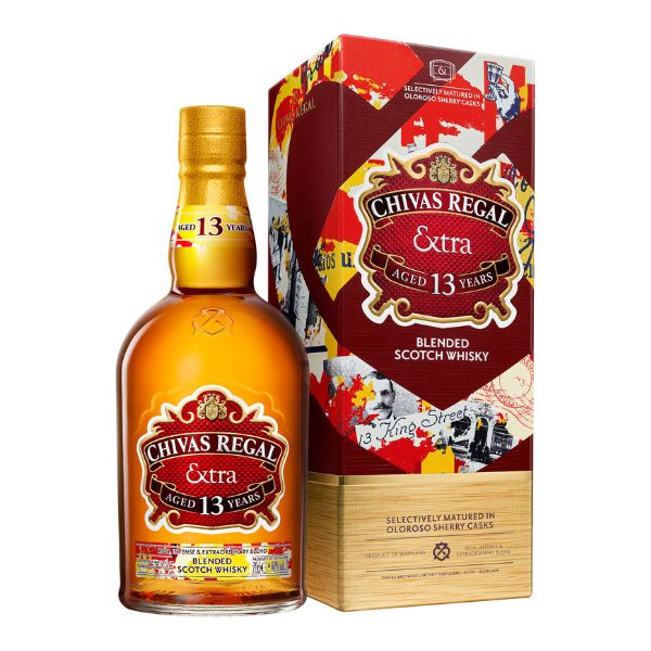 Produktbillede af Chivas Regal 13 Yo Sherry Cask Blended Scotch Fl 70 på tilbud – premium kvalitet og detaljer