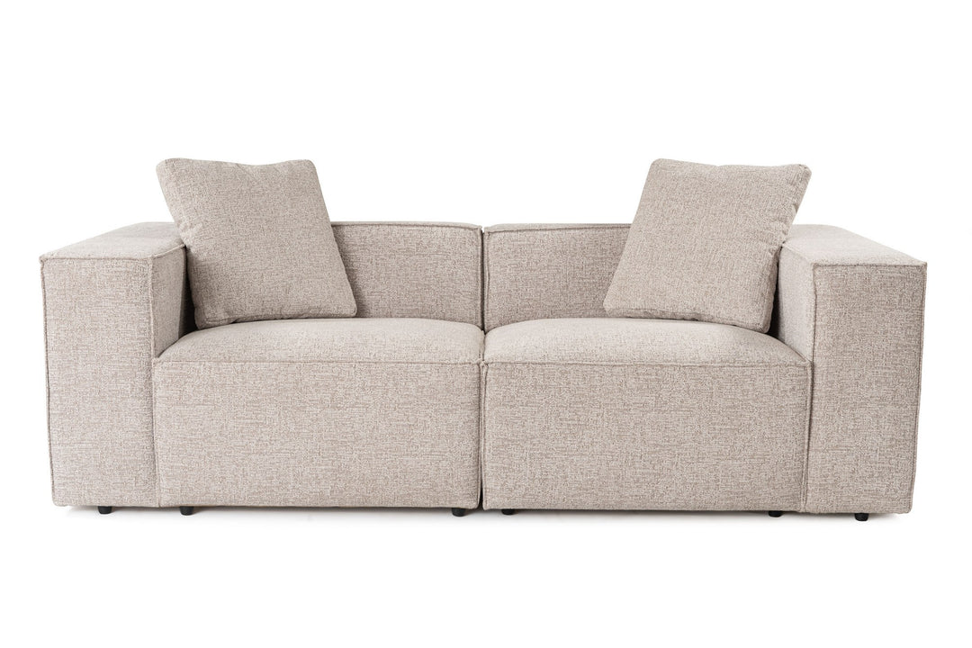 NORDVÄRK Lora 2 pers. sofa mokka stof