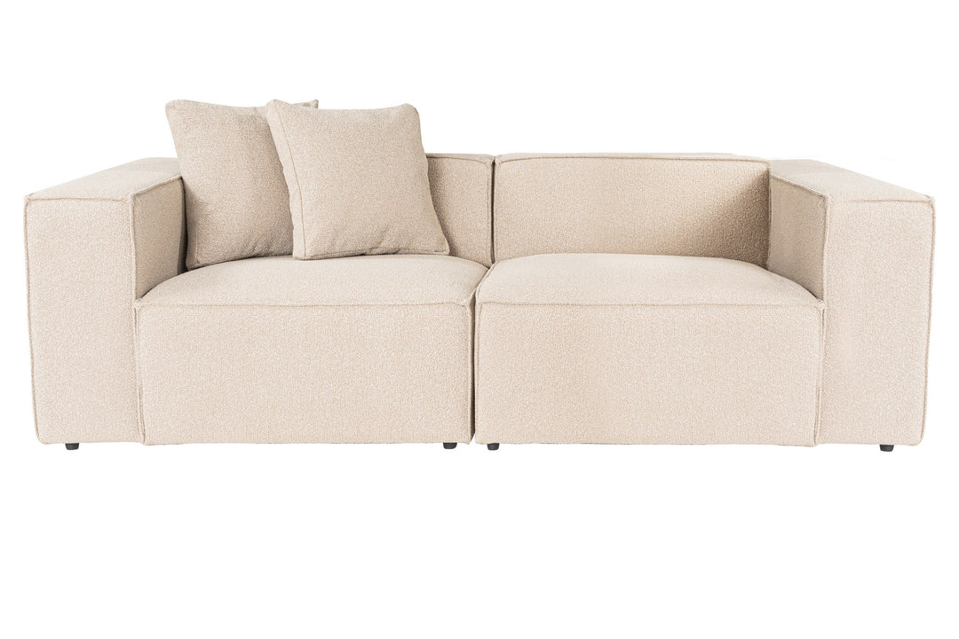 NORDVÄRK Lora 2 pers. sofa peach stof